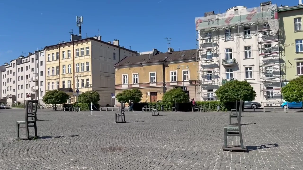 Ghetto Heroes Square in Podgórze
