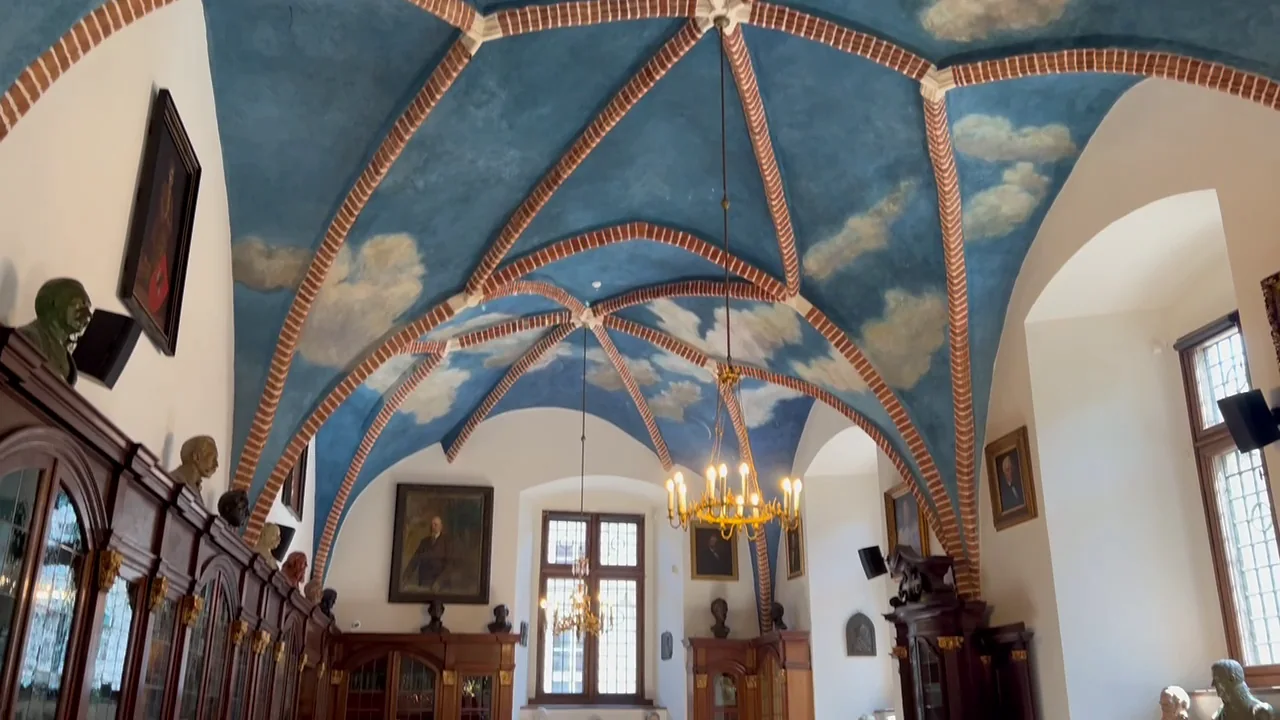 Collegium Maius courtyard in Kraków