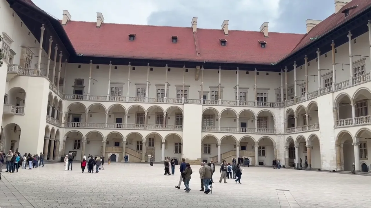 Wawel Castle courtyard