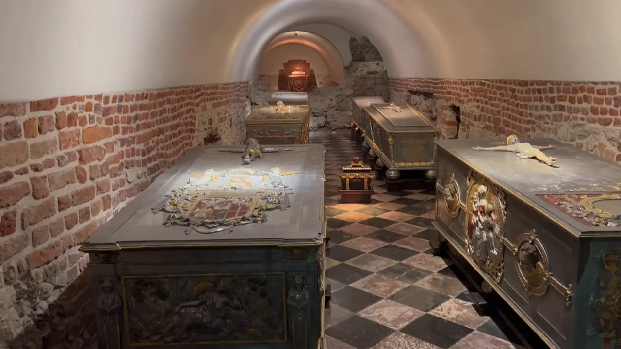 Royal crypts at Wawel Cathedral