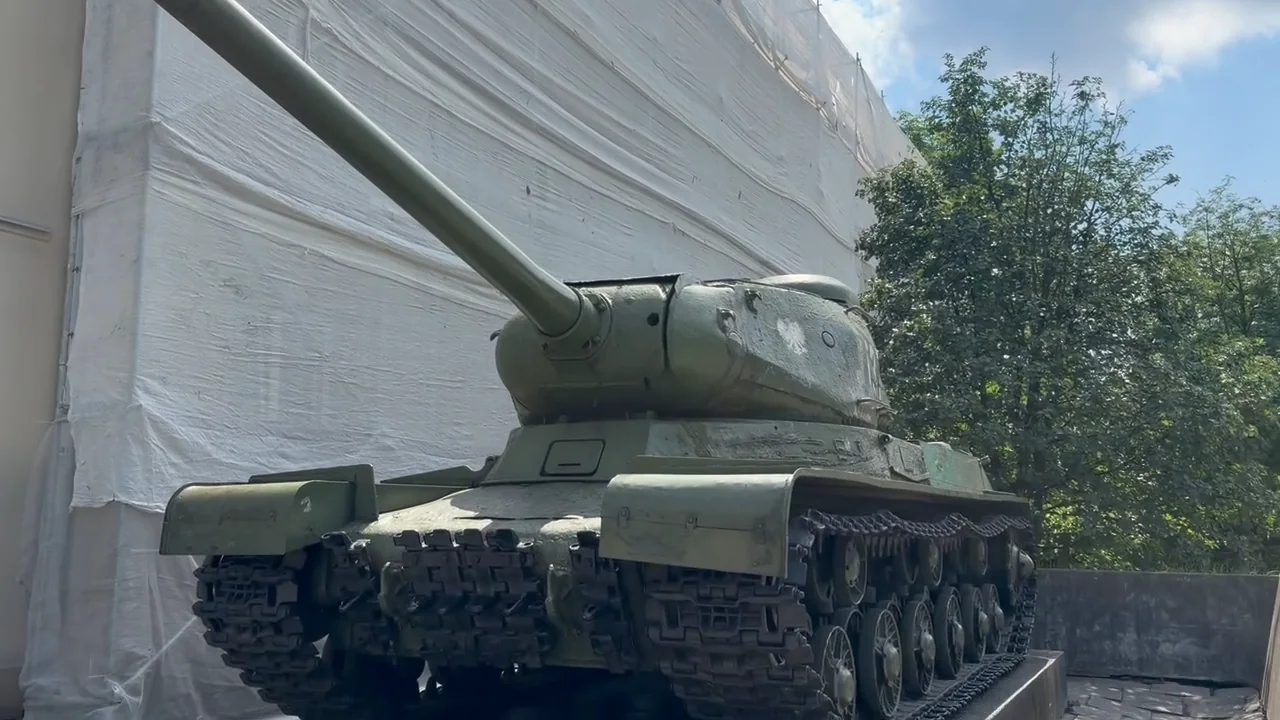 IS-2 tank in Nowa Huta