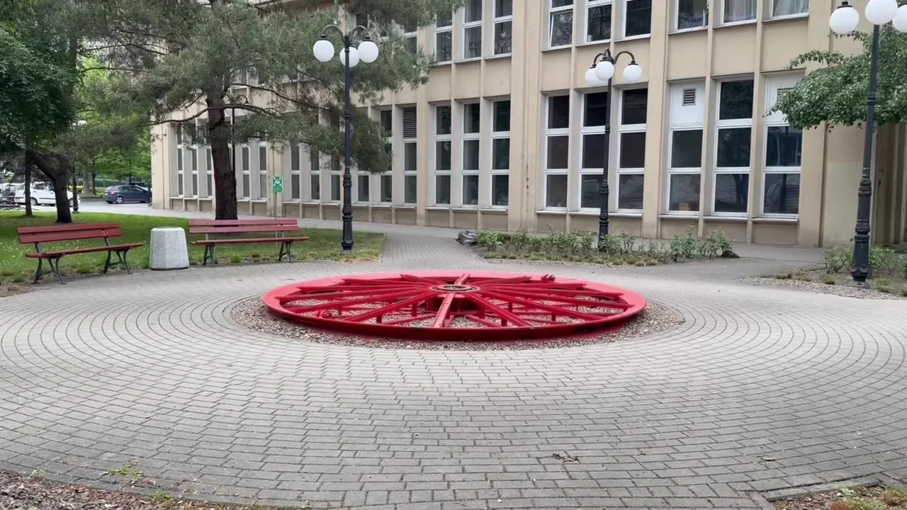 Public art in Kraków university district