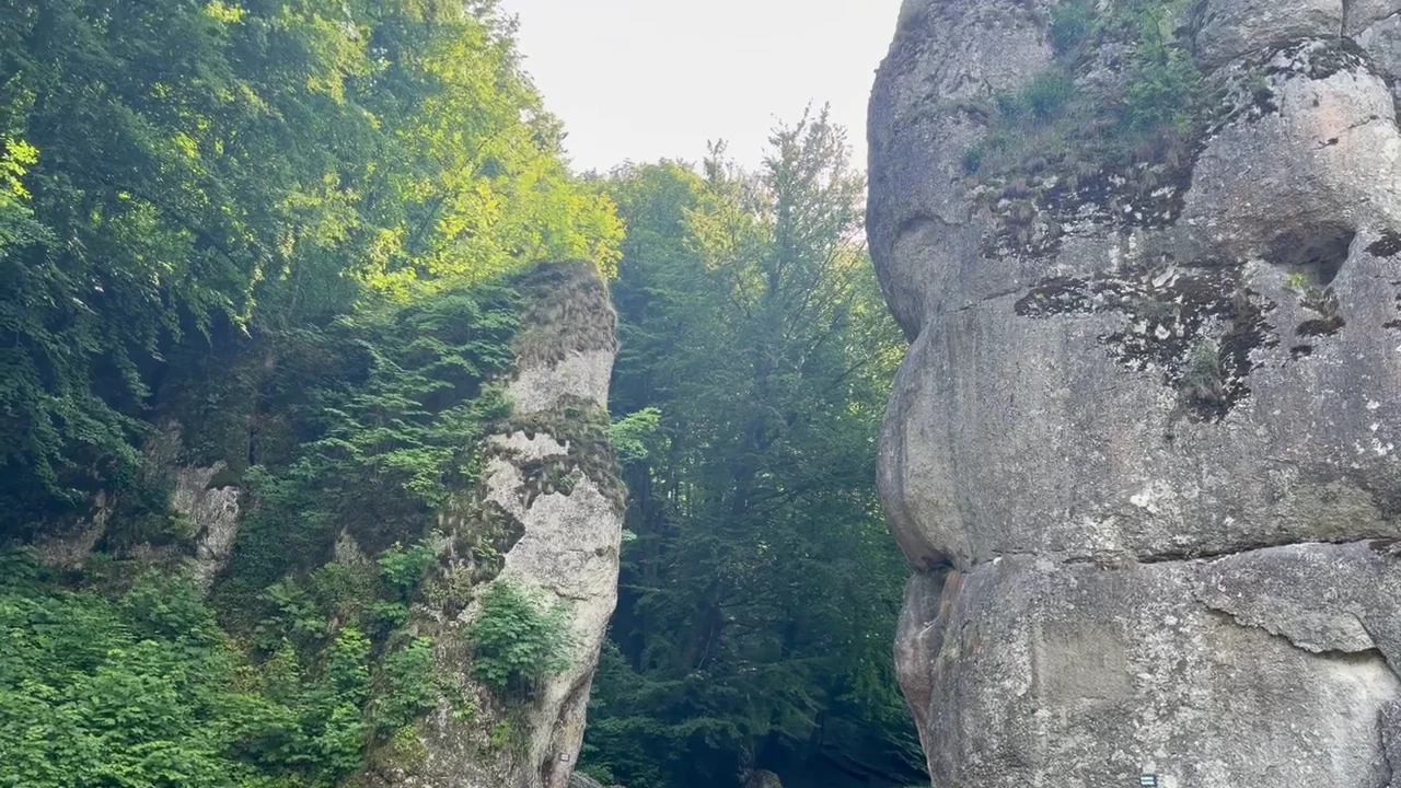 Kraków Gate limestone formation in Ojców