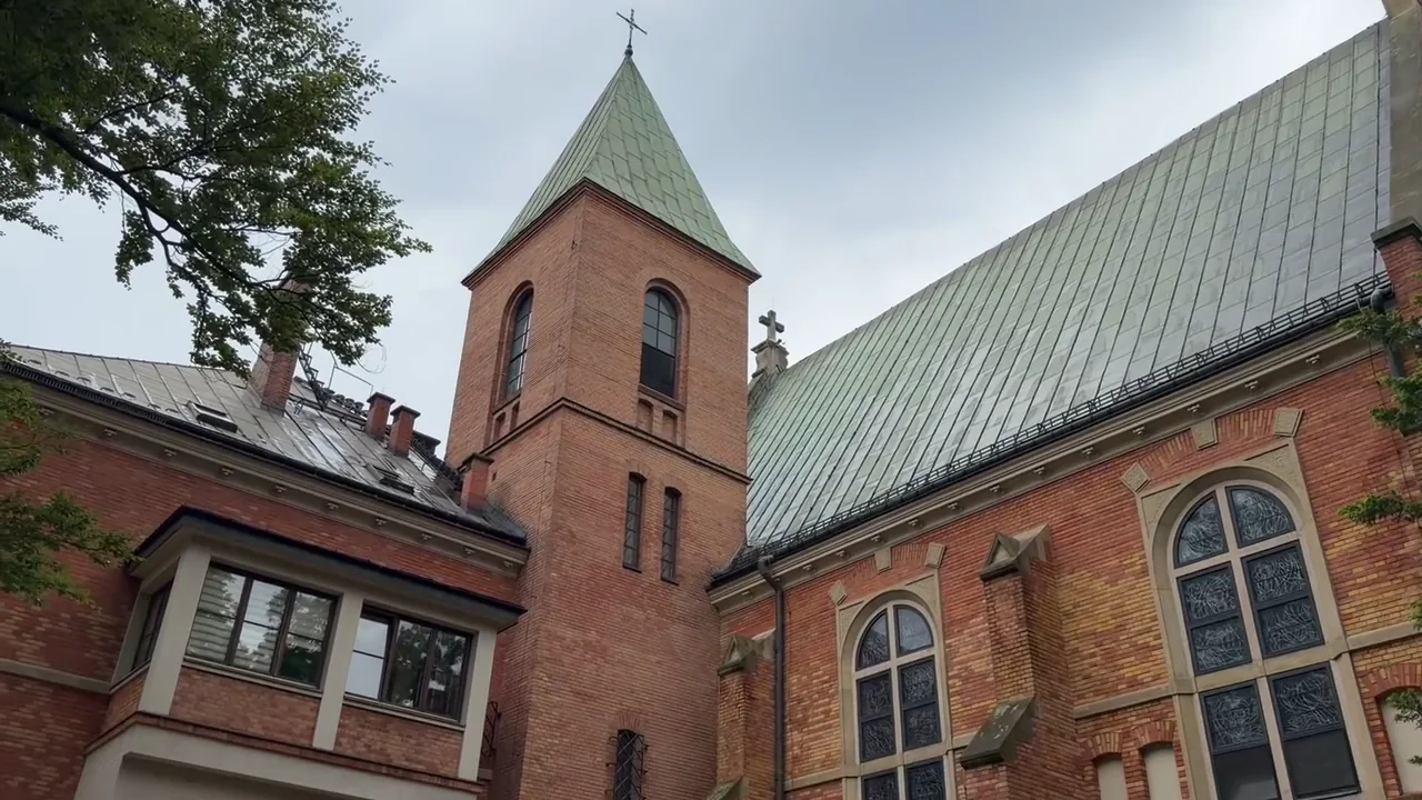 Original convent chapel at Łagiewniki