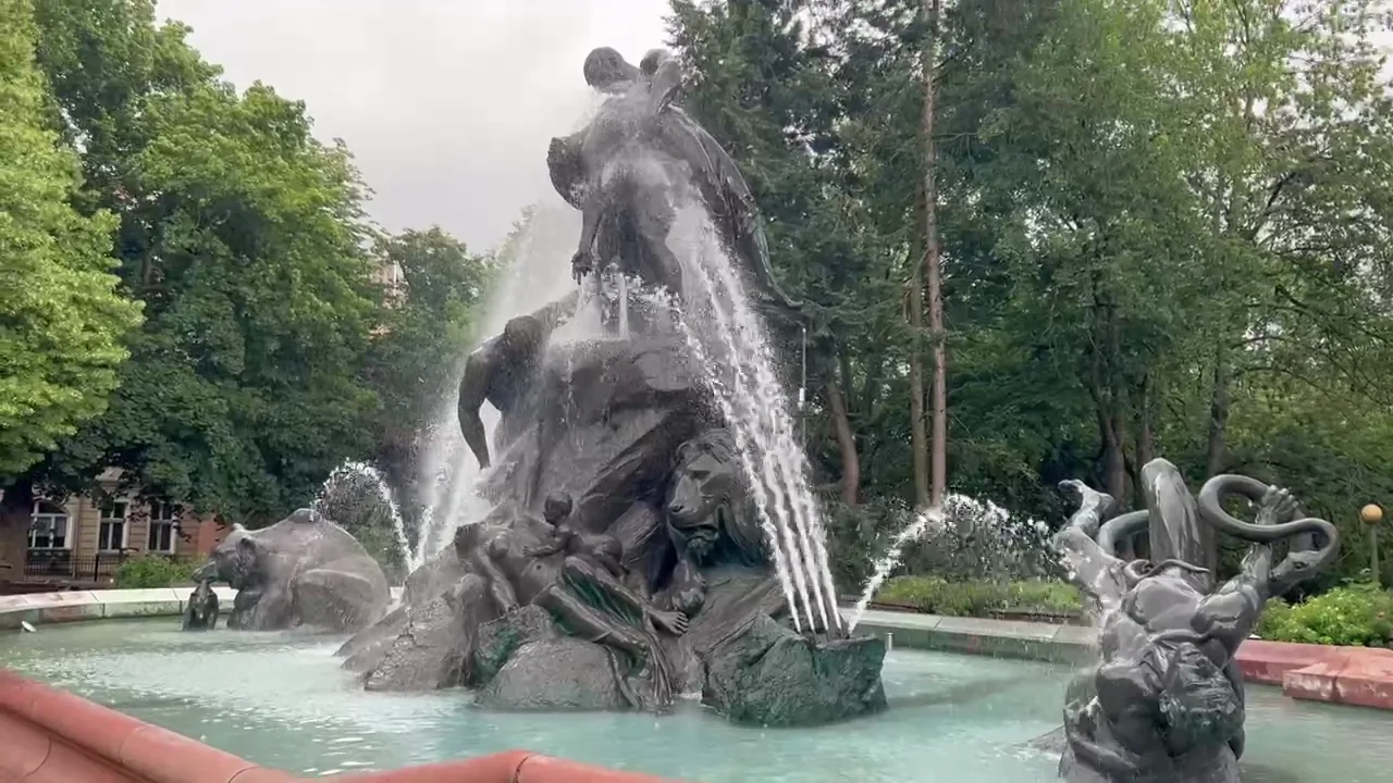Fountain in Bydgoszcz