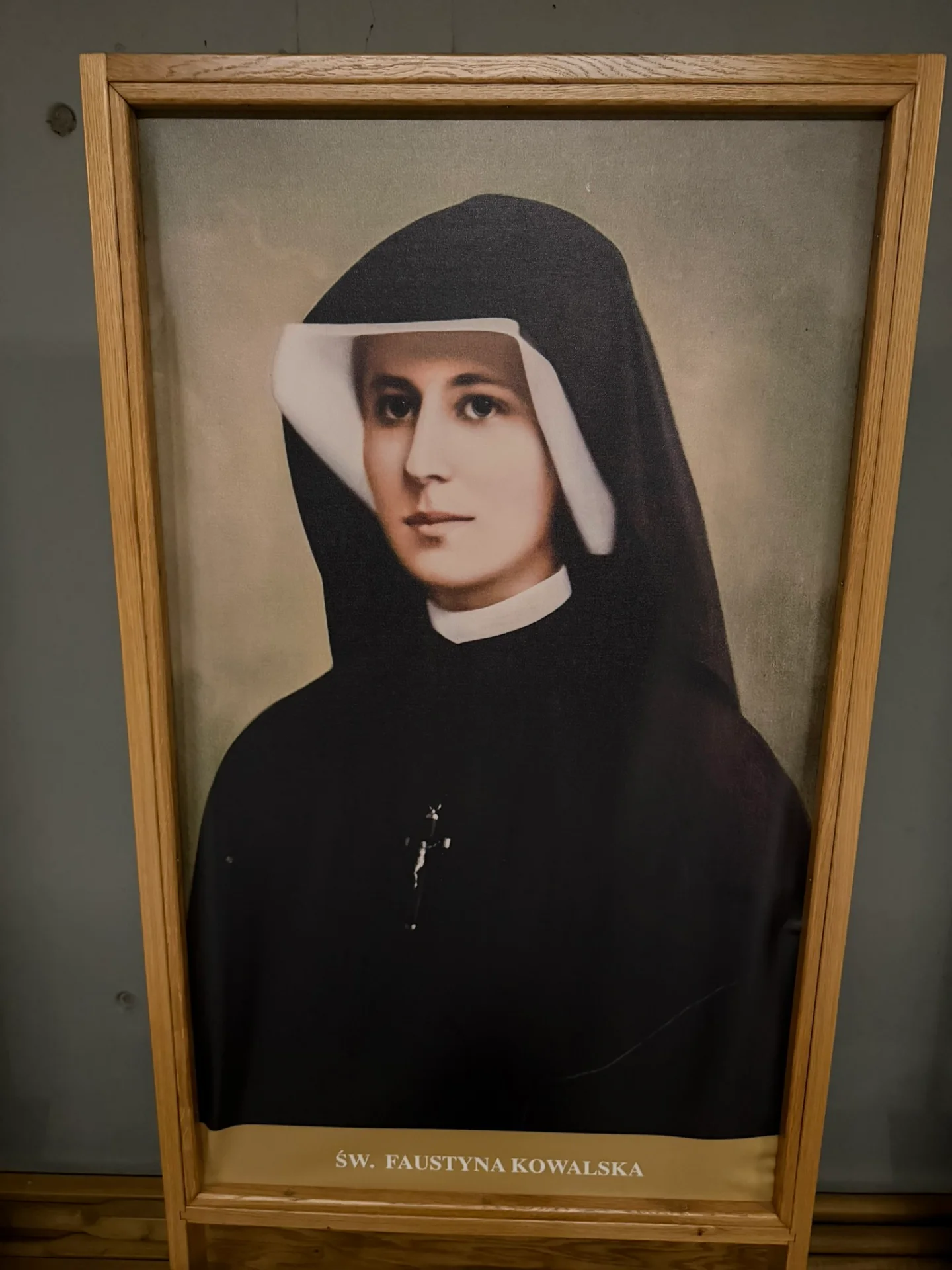 Portrait of Saint Faustina in the Brit in Poland archive