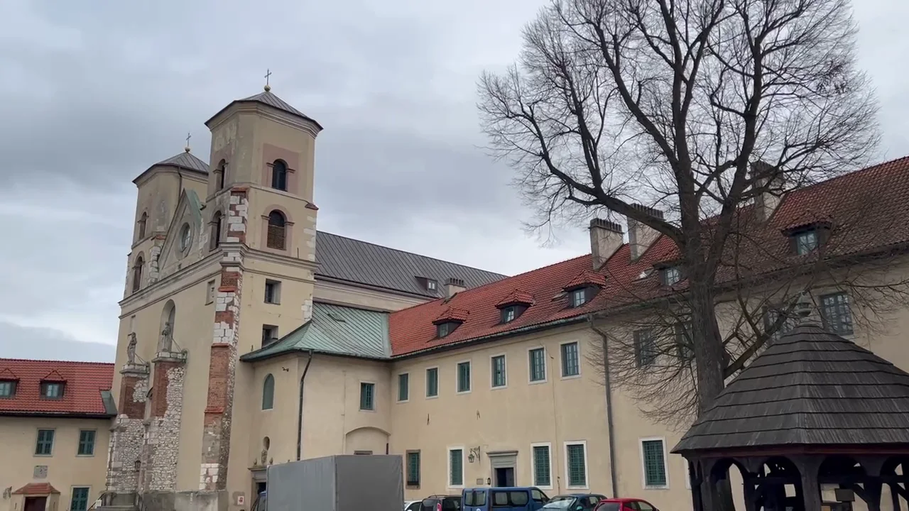 Benedictine Abbey at Tyniec, set above the Vistula near Kraków.