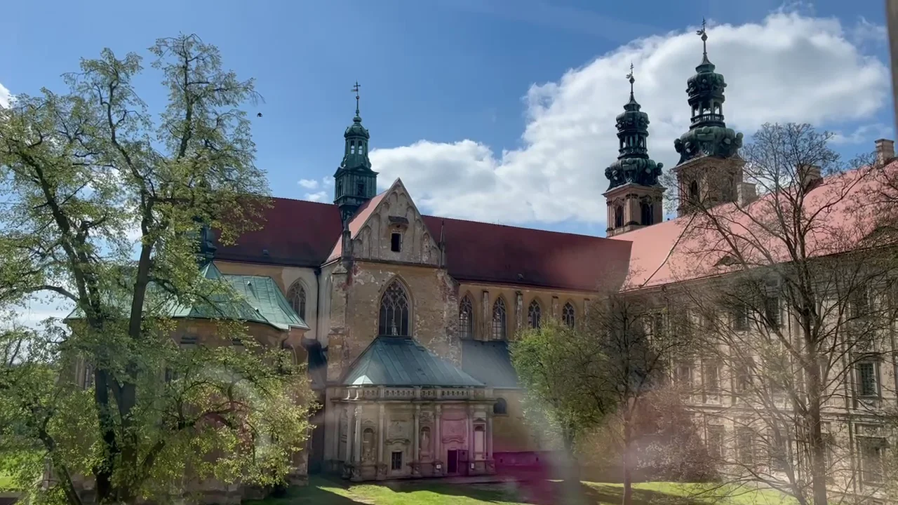The former Cistercian abbey complex at Lubiąż.