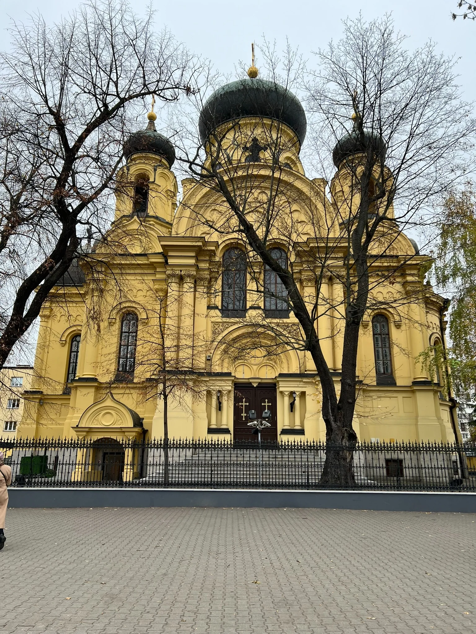 An Orthodox cathedral in Warsaw’s Praga district.