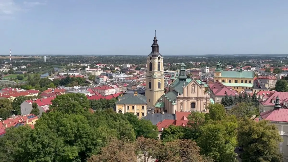 Historic skyline of Przemyśl