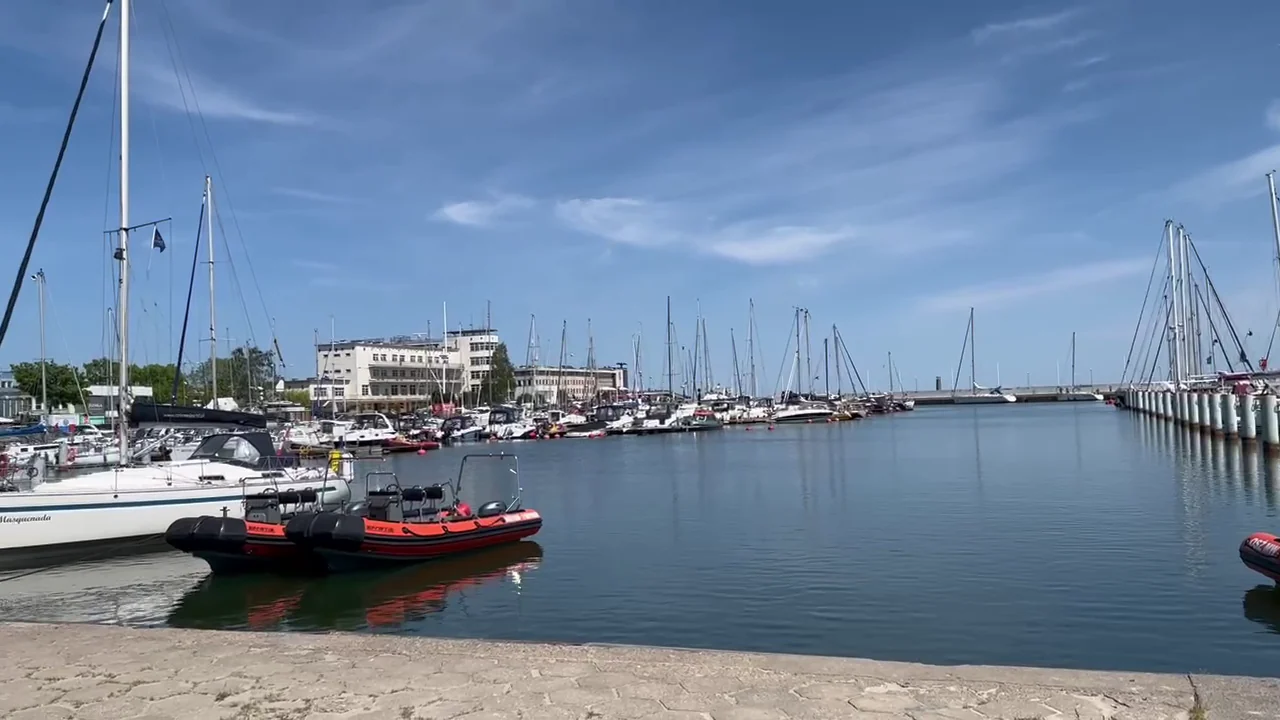 Gdynia marina and waterfront