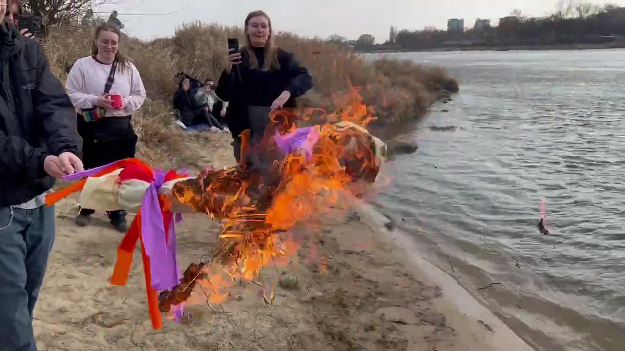 Marzanna spring tradition in Poland