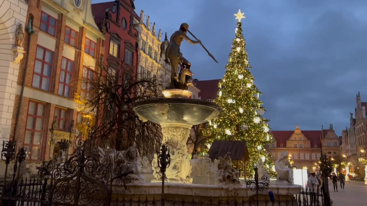 Christmas market in Poland