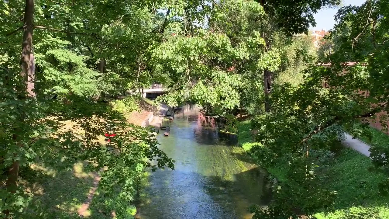 Water and greenery in Olsztyn