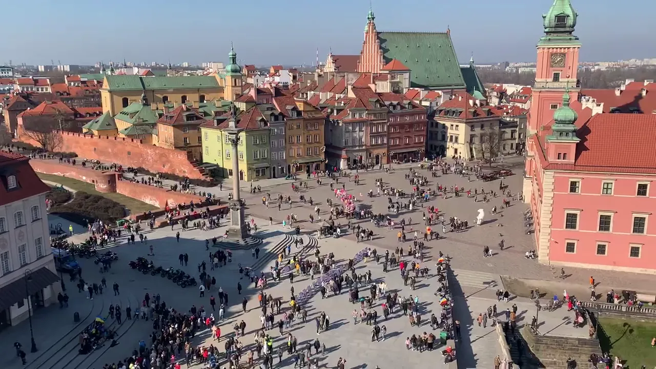 Castle Square and the Old Town seen from above