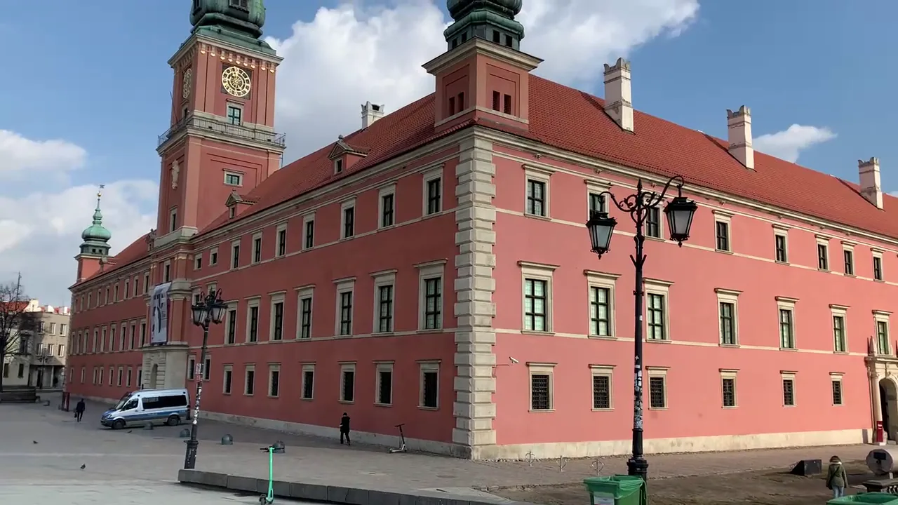 The reconstructed Royal Castle in Warsaw