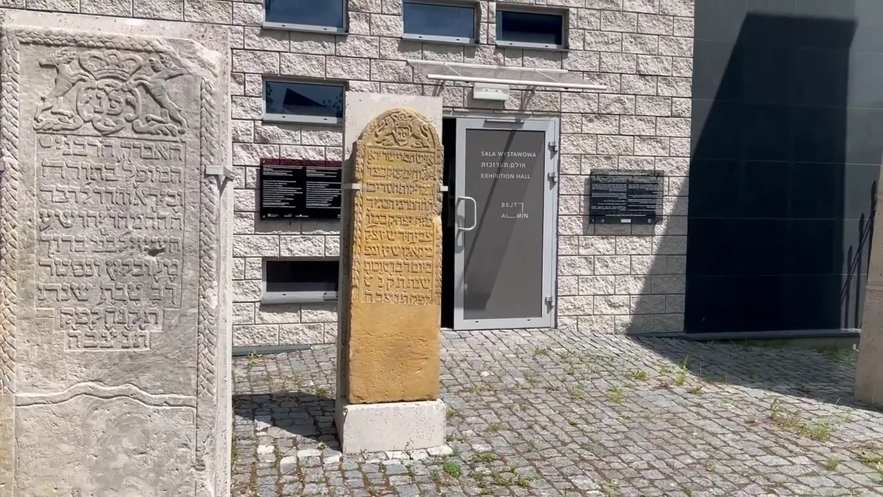 Original photograph at Bródno Jewish Cemetery: A surviving memorial precinct amid the trees