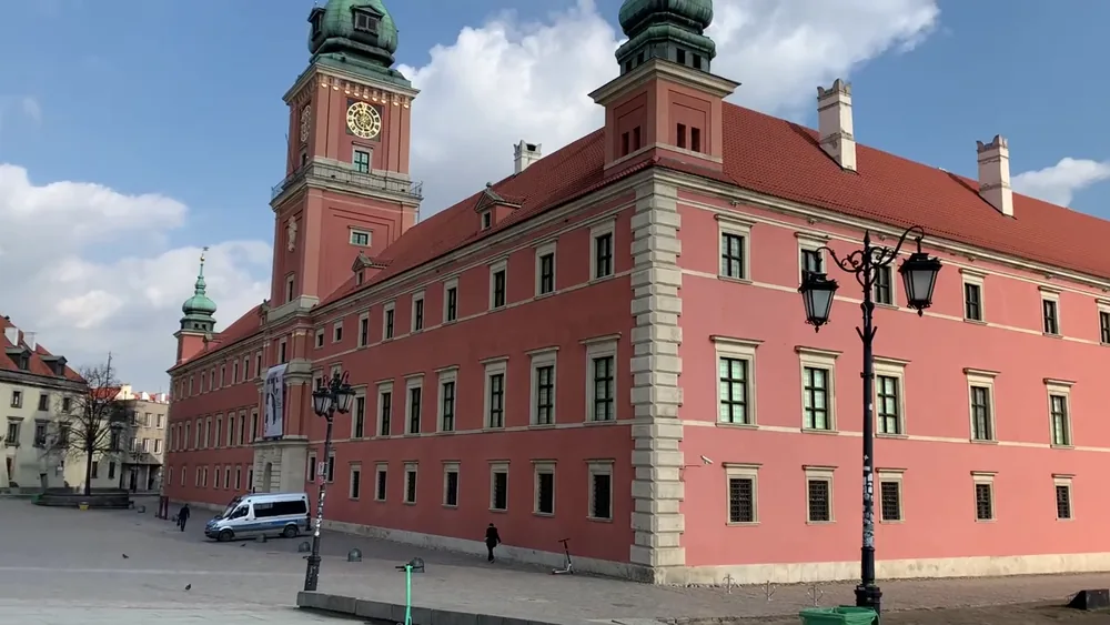 Original photograph of Royal Castle in Warsaw