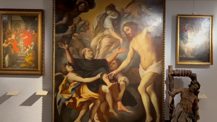 A detail from the Archdiocesan Museum’s displays
