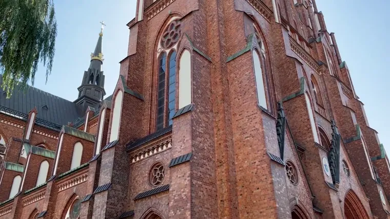 Brickwork and architectural details at St Florian’s