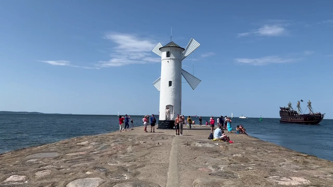Stawa Młyny lighthouse in Świnoujście